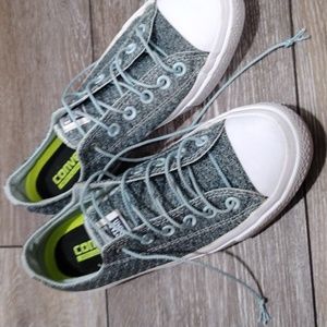 Converse womens blue and grey mesh Chuck Taylor sneakers. Men's 5.5 Women's 7.5